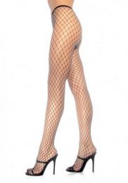 Leg Avenue, Women's Diamond Fishnet Pantyhose Black One Size