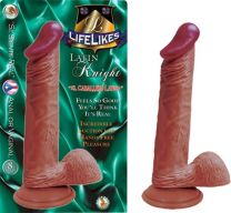 Lifelikes Latin Knight 8" Ultra Realistic Dildo /w Testicles & Suction Cup Base