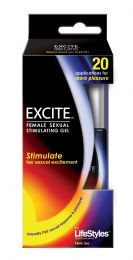 Lifestyles Excite Female Sexual Stimulating Gel - 15 ml / 0.5 Oz.