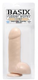Lubricants Basix Big Dong Suction Cup Flesh 7"