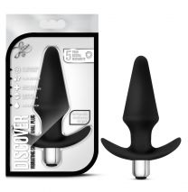 Luxe Discover Vibrating Butt Plug Black
