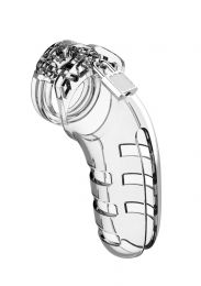 ManCage Chastity 5.5 inches Cock Cage Model 6 Clear