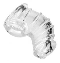 Masters Detained Soft Body Chastity Cage, Clear