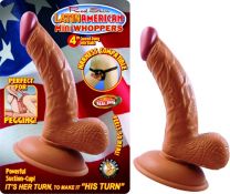 Nasstoys Latin American Mini Whoppers 4 Inch Curved Dong With Balls Latin