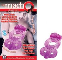 Nasstoys Macho Double Ring Purple Games