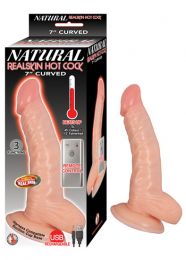 Natural Realskin Hotcock Curved 7 Fle