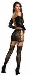 One Size Fits Most Womens Sultry Showstopper Bodystocking
