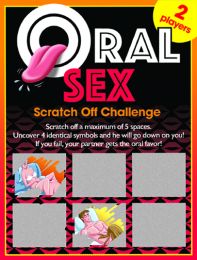 Oral Sex Scratch Off Challenge Game