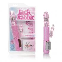 Petite Thrusting Jack Rabbit Vibrator Pink