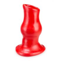 Pighole Deep-1 Fuckable Buttplug - Red