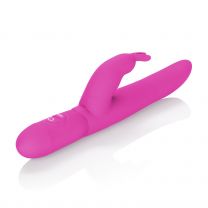 Pink 10 Function Silicone Bounding Bunny With Vibration & Pulsation/escalation