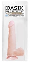 Pipedream Products Basix Rubber Works 7.5in Dong W/ Suction Flesh Dildos