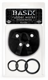 Pipedream Products Basix Rubber Works Universal Harness Plus Size Bondage