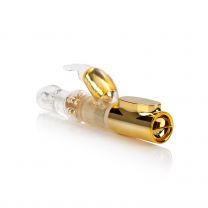 Platinum Gold Jack Rabbit With 6 Speeds, 7 Functions And Rotating Metal Beads
