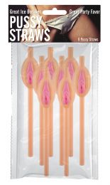 Pussy Straws Package Of 8