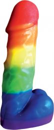 Rainbow Pecker Party Candle 7"h Bachelorette Party Gag Gift Birthday Lgbtq Gift