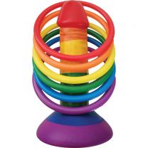 Rainbow Pecker Party Ring Toss Party Favor Fun