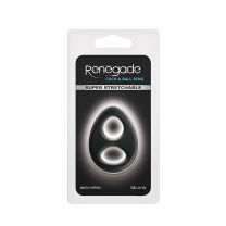 Renegade Romeo Soft Cock & Ball Ring Black