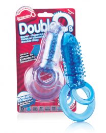 Screaming O Doubleo 8 Vibrating Double Cock Ring by Bushman Products