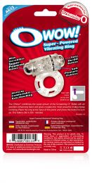 Screaming O Wow Vibrating Cock Ring For Endurance & Erection Enhancing in Purple