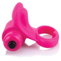 Screaming O You Turn 2 Finger Vibe Silicone Ring Waterproof Strawberry