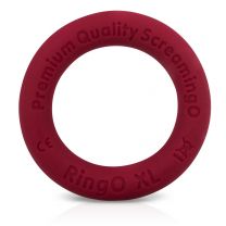 Screaming Ring O Xl Ritz Silicone Red Scrotum Erection Big Bulge Comfort Fit