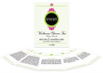 Sensuality Verbena Green Tea Scented Bath Salts With Suggestion Cards