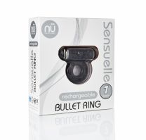 Sensuelle Bullet 7 Fun Cockring Black