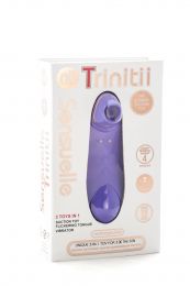 Sensuelle Trinitii 3 Toys In 1 Vibrator Ultra Violet