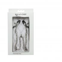 Sex & Mischief Chained Nipple Clamps by Sportsheets International