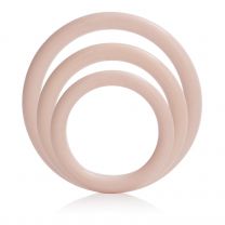 Silicone Support Cock Ring Penis Enhancer Sex Toy Prolong + Bigger +longer Ivory