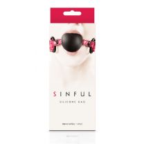 Sinful Soft Silicone Gag Pink