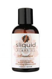Sliquid Organics Sensation Water Based Organic Personal Lubricant Lube Glide 4.2