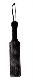Sportsheets Black Leather Paddle With Fur Side Fast Discreet Post Adult Couples