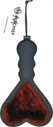 Sportsheets S&m Enchanted Heart Paddle, Red/black