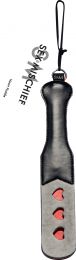 Sportsheets S&m Heart Paddle, 12.5 Inch, Gray/black