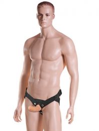 Sportsheets Strap On Harness Everlaster Stud Nude Hollow 6.5" Dildo Dong