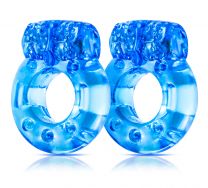 Stay Hard disposable vibrating cock ring set of 2