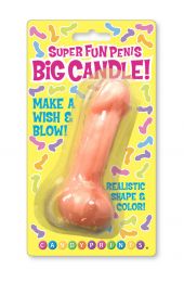 Super Fun Big Candle Pink Make A Wish And Blow