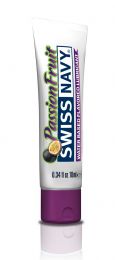 Swiss Navy Water Based Lubricant Flavored Passion Fruit .34oz