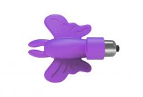 The 9's Flirt Finger Butterfly Finger Vibrator - Purple