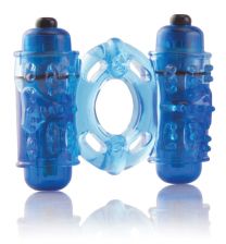The Screaming O Wow Double Wammy Stretchy Erection Ring, Color May Vary, 1 ea