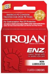 Trojan Non Lubricated Condoms 3 Pack