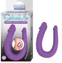 U Shaped Double Ended Curve Dong, , 100% Silicone Double Penetration W/p