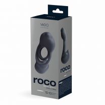 Vedo Roco Usb Rechargeable Dual Motor Vibrating Ring, Just Black