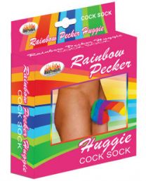 Very Cool Rainbow Pecker Huggie Penis Sock