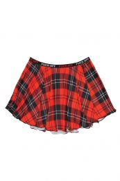 Vibes Fck Off Plaid Skirt Small/medium