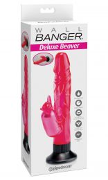 Wall Bangers Deluxe 8 Inch Vibrating Rabbit Vibrator With Clitoral Stimulator
