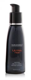 Wicked Ultra Heat Warming Silicone Based Intimate Lubricant Lube Vegan 2oz