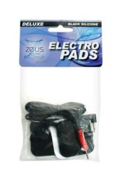 Zeus Electrosex Deluxe Silicone Black Electro Pads